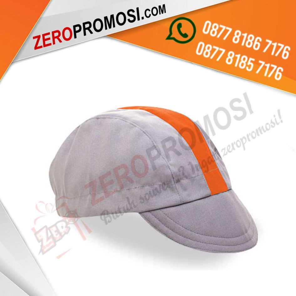 Souvenir Topi Sepeda Empat Panel Custom