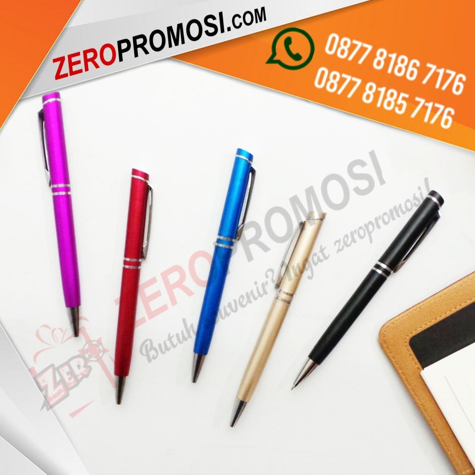 Souvenir Pulpen Promosi 018 Plastik Custom