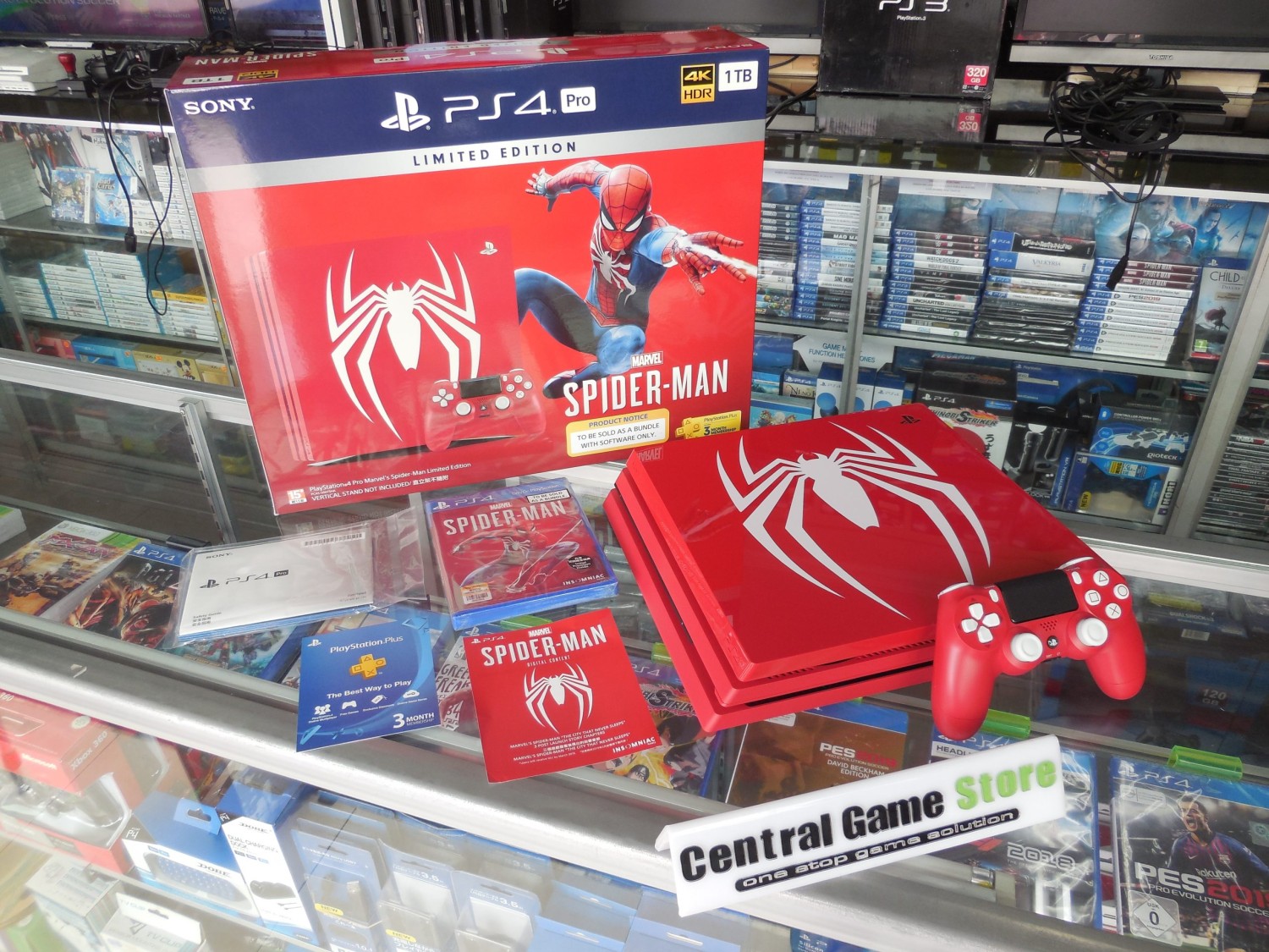 PS4 Pro Console 1TB – Marvel’s Spider-Man Limited Edition