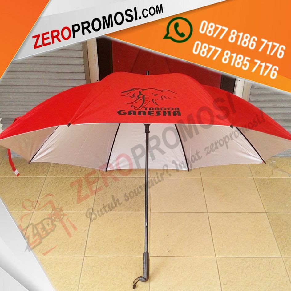 Souvenir Payung Promosi Merah Putih 17 Agustus Custom Model