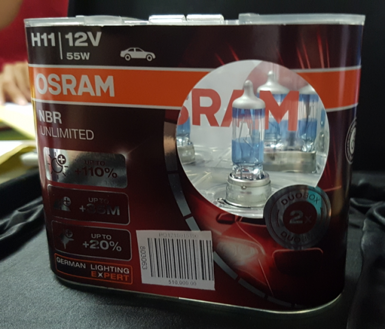 Bohlam Mobil OSRAM H11 55Watt NBR Unlimited