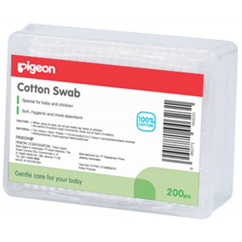 Pigeon Cotton Swab - 200 Pcs