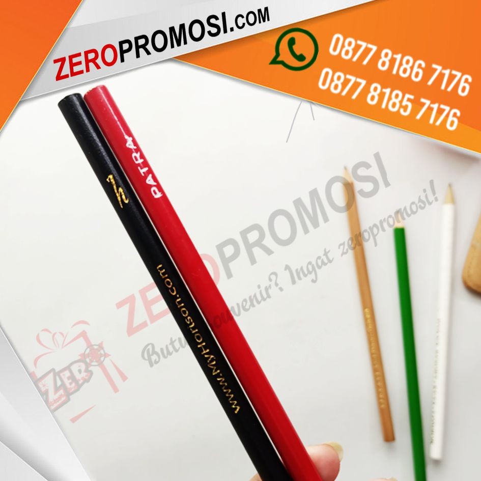 Produsen Pensil Kayu Bulat Cetak Logo Untuk Souvenir dan Promosi