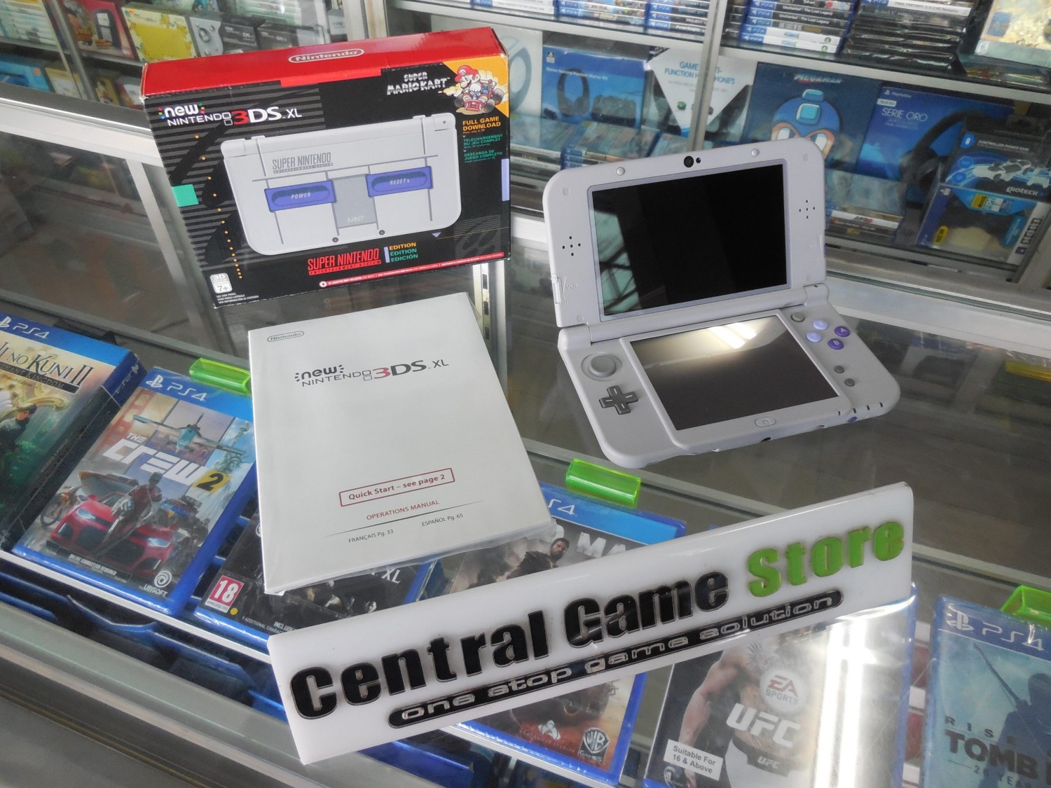 New Nintendo 3DS XL – SNES Edition CFW (MMC 32GB Full Game)